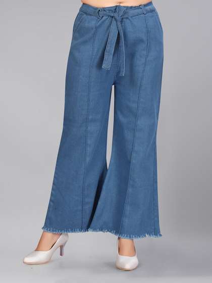 BAESD Solid Straight Palazzos