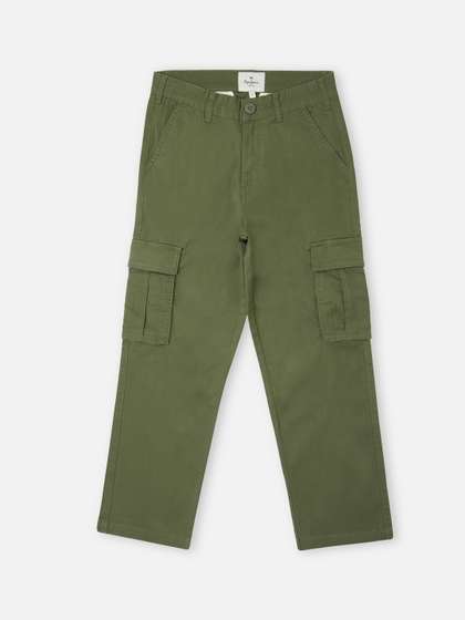 Pepe Jeans Boys
                      Mid-Rise Cargos Trousers