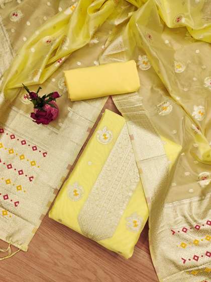 LeeliPeeri Designer Unstitched Dress Material