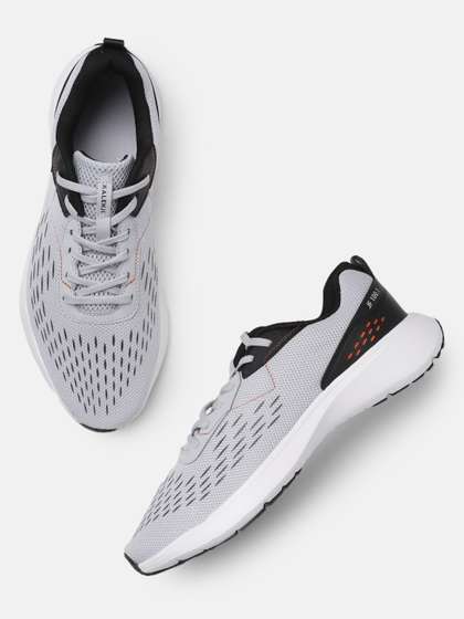 Decathlon Kalenji -
                        Men Grey Orange Jogflow 100.1 Superior Grip
                        Cushioned Running Shoes