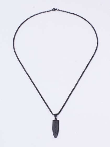 SALTY Stainless Steel
                    Contemporary Pendant With Chain