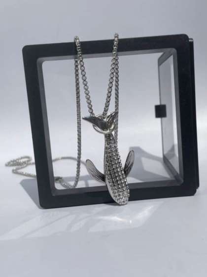 SALTY Men Stainless
                    Steel Contemporary Pendant with Chain