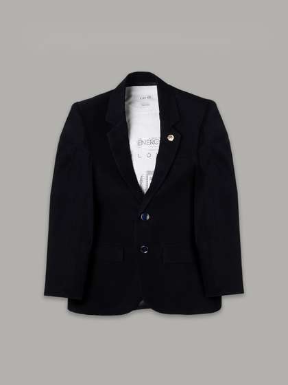 CAVIO Boys Comfort Fit
                    Notched Lapel Collar Pure Cotton Single-Breasted
                    Blazer & T-Shirt
