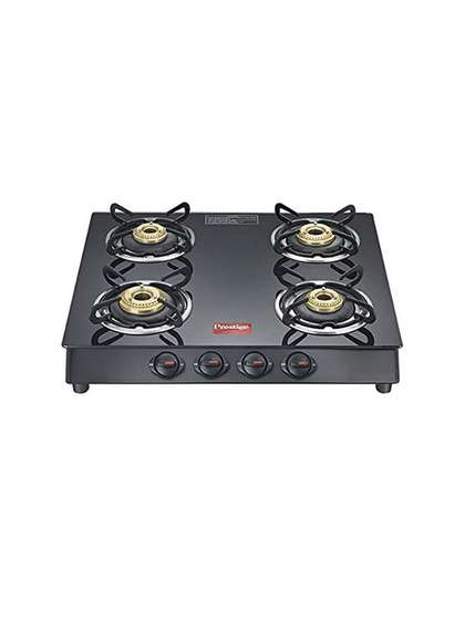 Prestige Glass Top 4 Burners Gas Stove