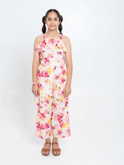 TWEENY MINI Girls
                      Printed Culotte Jumpsuit