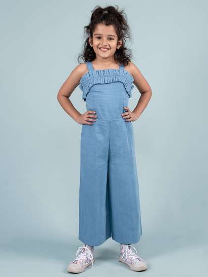 TWEENY MINI Kids Girls
                    Summer Denim Jumpsuit