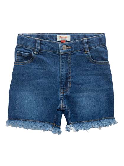 JusCubs Girls Washed
                    Cotton Denim Shorts