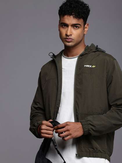 Hrx hooded jacket clearance