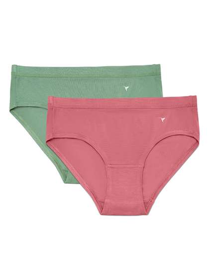 BLOSSOM Women
                        Crafted With Modal Mid Rise Hipster Panty_MODAL
                        PANTY 2 PACK