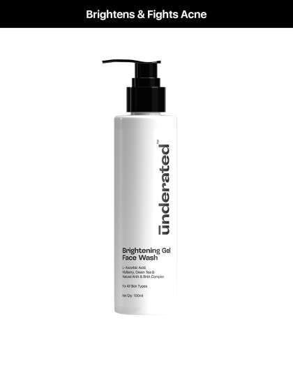 Underated Brightening Gel Face Wash with Mulberry & Green Tea - 100 ml