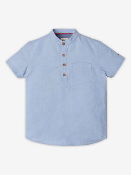 Ed-a-Mamma Boys Premium
                    Opaque Casual Shirt