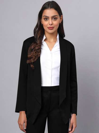 BRINNS Shawl
                          Collar Single-Breasted Formal Blazer