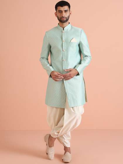KISAH Men Self
                          Design Indowestern Sherwani Set