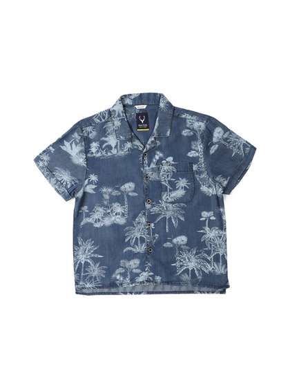 Allen Solly Junior
                      Boys Floral Opaque Printed Casual Shirt