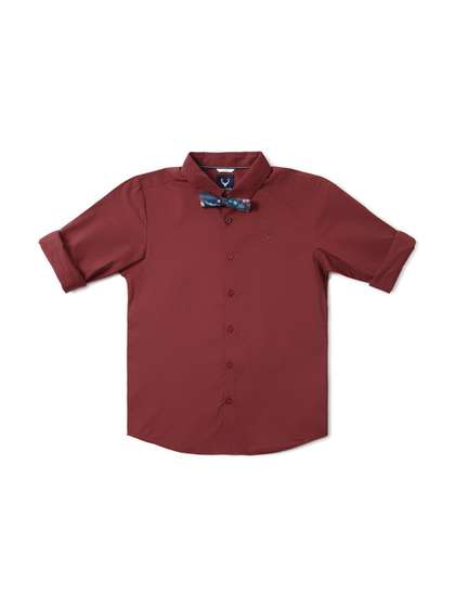 Allen Solly Junior
                      Boys Slim Fit Opaque Party Shirt