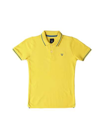 Allen Solly Junior Boys Polo Collar Applique T-shirt