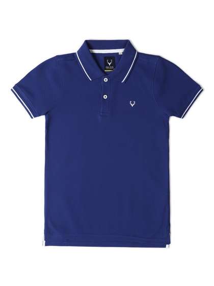 Allen Solly Junior Boys Polo Collar Applique T-shirt