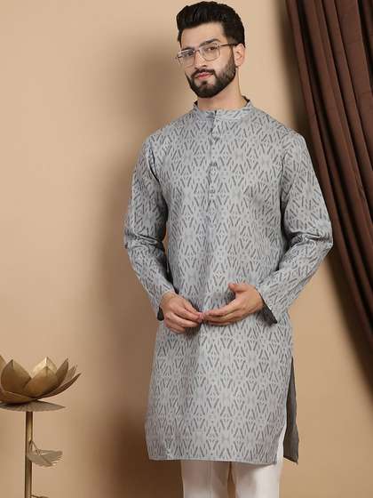Anouk Ethnic Motifs Cotton Kurta