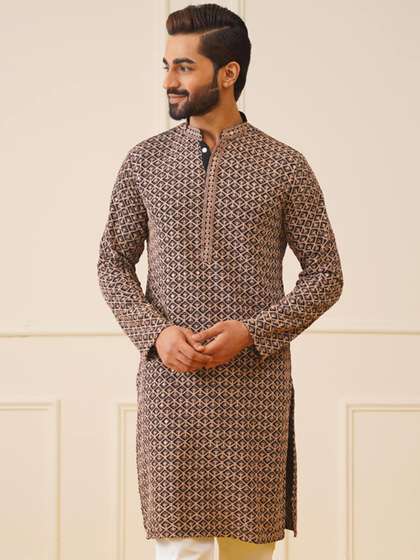 Jompers Embroidered Pure Cotton Kurta