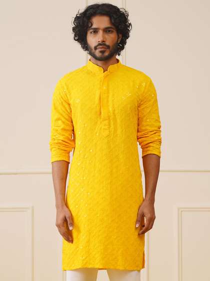 Jompers Embroidered Pure Cotton Kurta