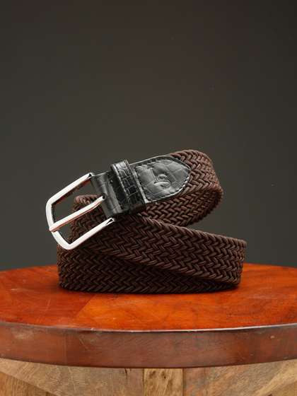 LOUIS STITCH Men Premium
                    Braided Casual Belt