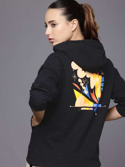 Price History of HRX by Hrithik Roshan Printed Hooded Sweatshirt from Myntra 111 12826706