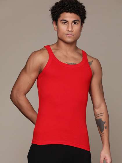 Roadster Men Pure
                        Cotton Gym Vest