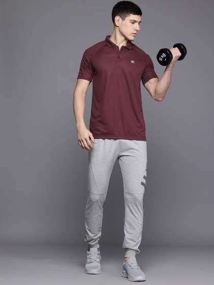 HRX by Hrithik Roshan Polo Collar Rapid-dry Training Relaxed T-shirt