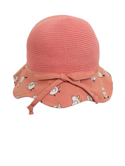 FabSeasons Girls Self
                    Design Sun Hat