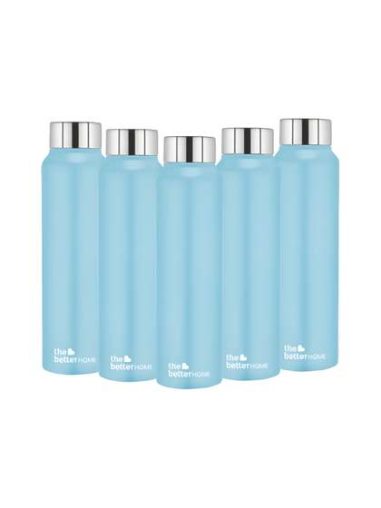 The Better Home Blue 5
                    Pieces Stainless Steel Water Bottle