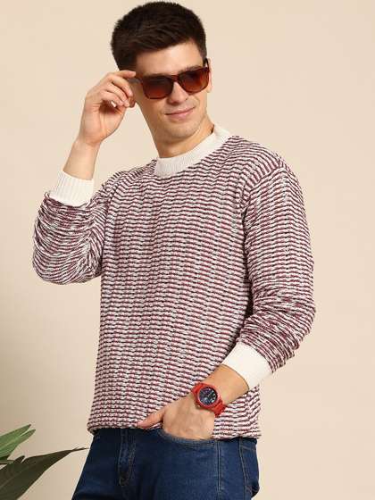 Mast & Harbour Self-Checked Pullover