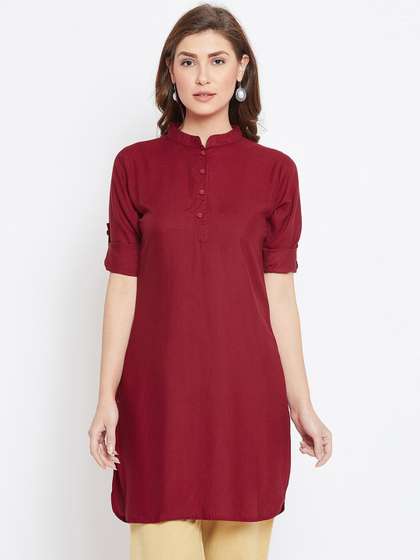 THE PAJAMA FACTORY
                        Mandarin Collar Kurti