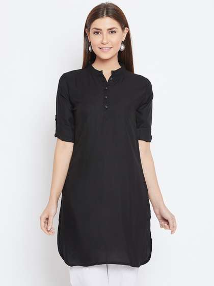THE PAJAMA FACTORY Mandarin Collar Kurti