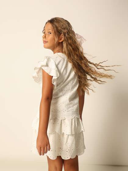 Vero Moda Self Design
                    Flutter Sleeve Cotton Top