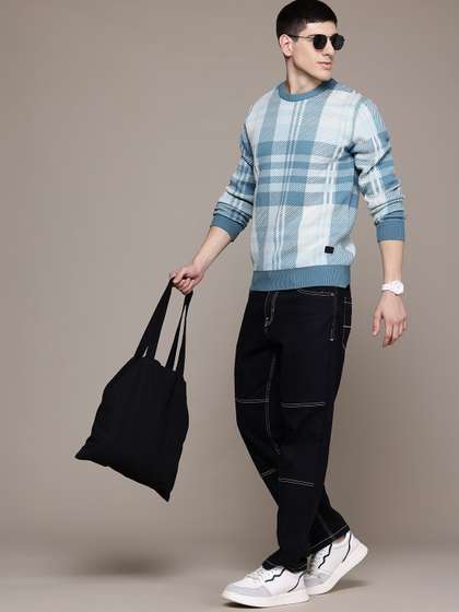 Roadster The Lifestyle Co. Acrylic Checked Pullover