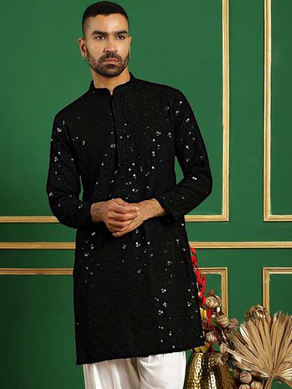 Jompers Embroidered Straight Kurta
