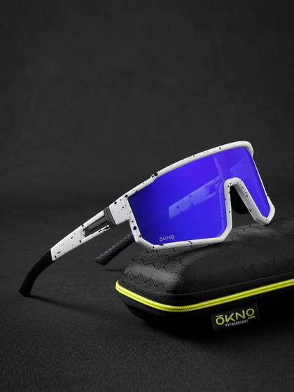 OKNO Polarised and UV
                    Protected Lens Unisex Oversized Unilens Sports
                    Sunglasses