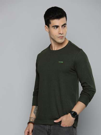 R.Code by The Roadster Life Co. Round Neck Cotton Casual T-shirt
