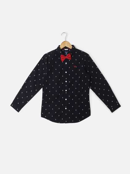 Allen Solly Junior Boys
                    Slim Fit Geometric Printed Cotton Party Shirt