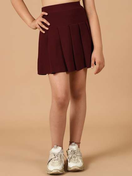 NEUDIS Girls Flared
                        Mini Skirts
