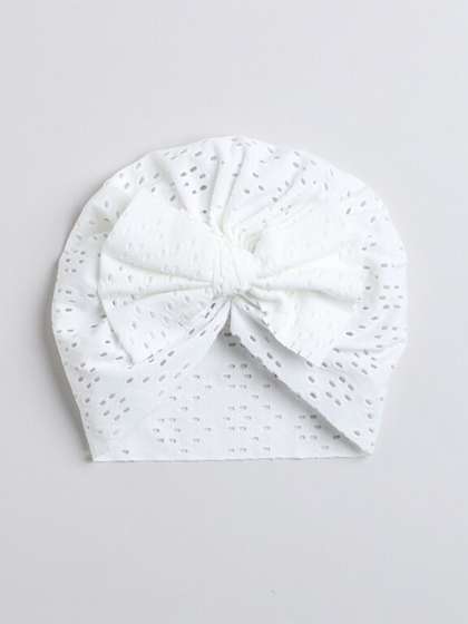 TIPY TIPY TAP Girls
                    Schiffli Bow Turban Cap