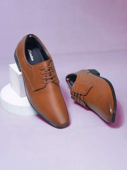 Bata Men Textured
                        Formal Derbys