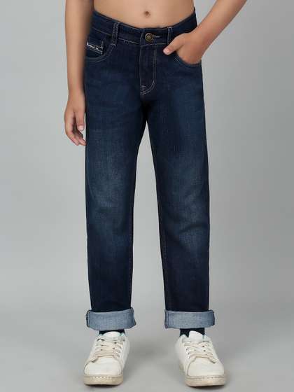 Cantabil Boys Clean Look
                    Mid Rise Light Fade Stretchable Jeans