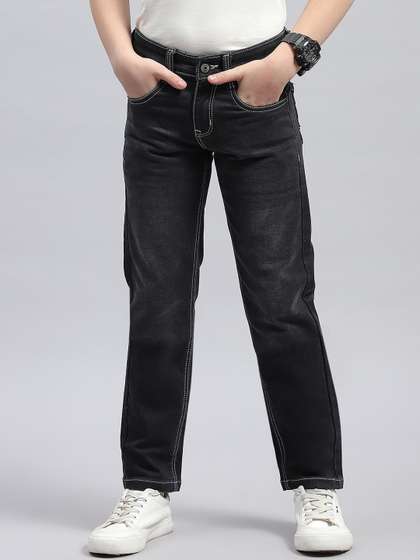 Monte Carlo Boys Mid
                    Rise Light Fade Stretchable Jeans