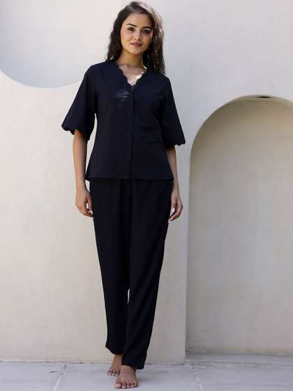 SANSKRUTIHOMES Pure
                        Cotton Night suit