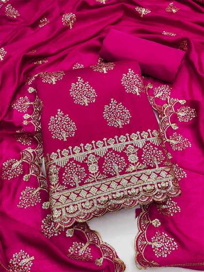 KALINI Unstitched Dress Material
