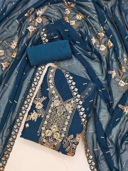 KALINI Unstitched Dress Material