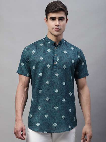 LOUIS MONARCH Printed Comfort Short Kurta