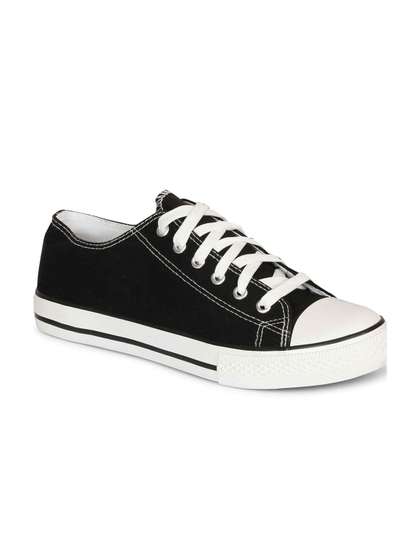MOZAFIA Men Round
                          Toe Canvas Sneakers