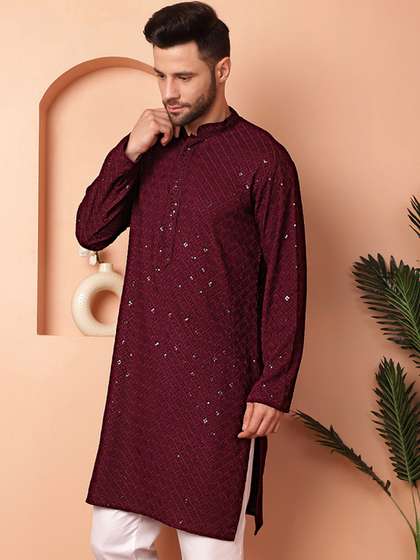 Jompers Embroidered Straight Kurta